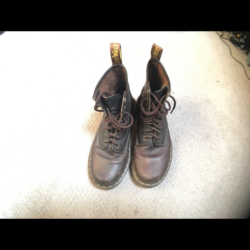 Brown Dr. Martens